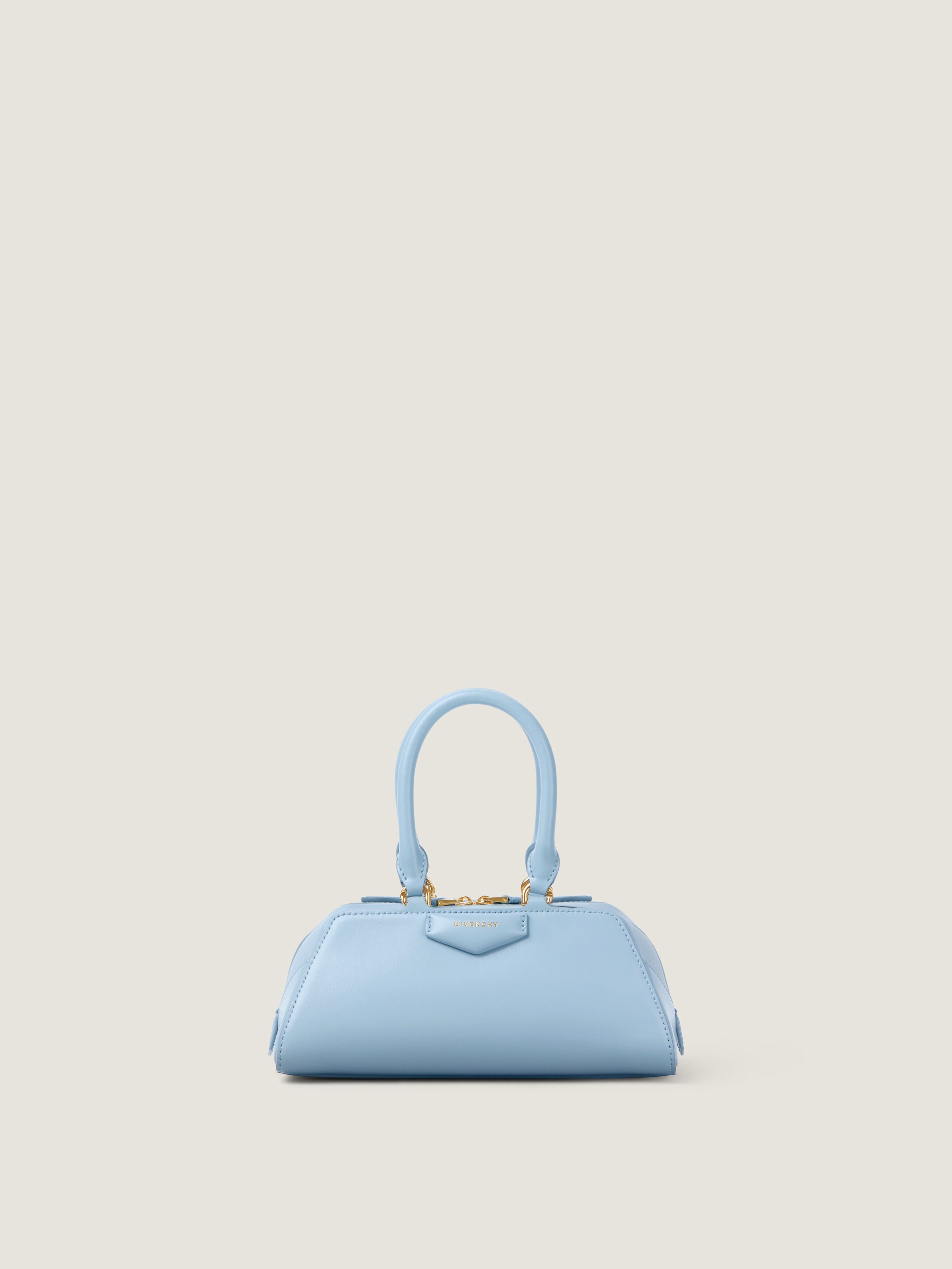 Mini Antigona East-West bag in Box leather
